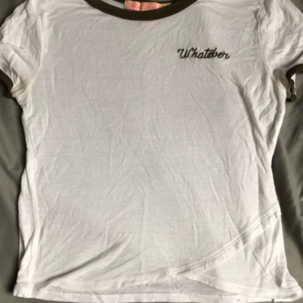 “Whatever” copped Tee